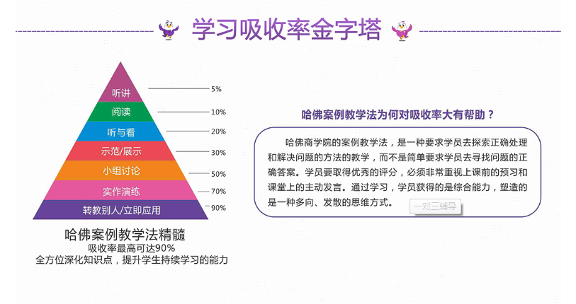 学习吸收率金字塔